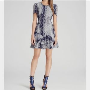 Reiss Silk Snakeskin Mini dress